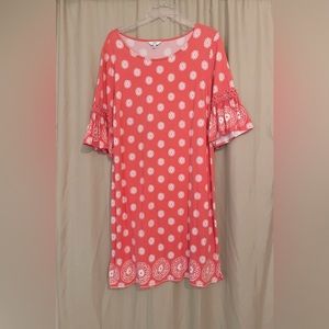 Crown & Ivy Cotton Short Bell Sleeved Sundress